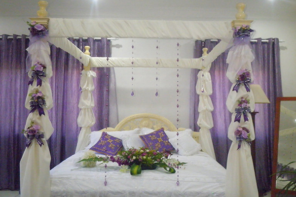عکس تزیین اتاق خواب عروس